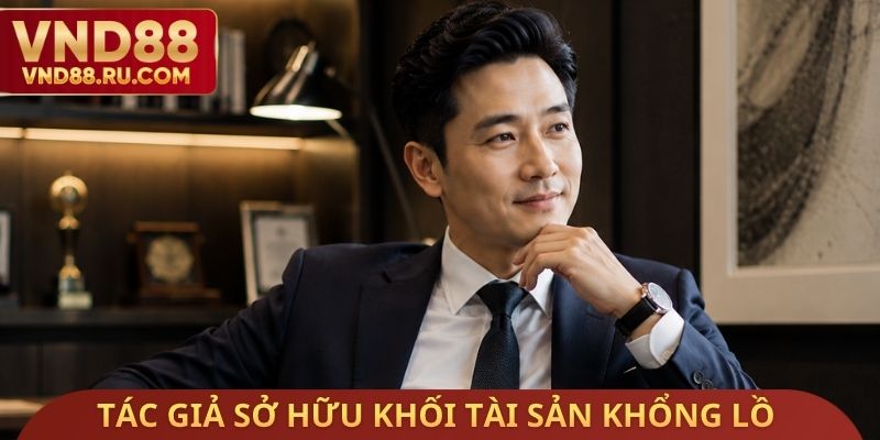 Tác giả sở hữu khối tài sản khổng lồ