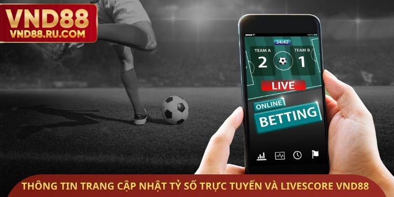 Thông tin trang cập nhật tỷ số trực tuyến và livescore VND88